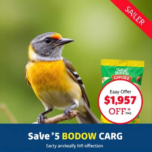 Bird food subscription with promotional offer
