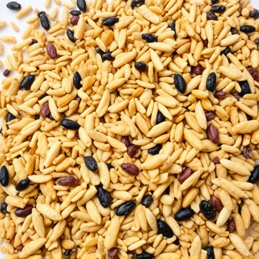 Bird seed mix for wheat-sensitive birds