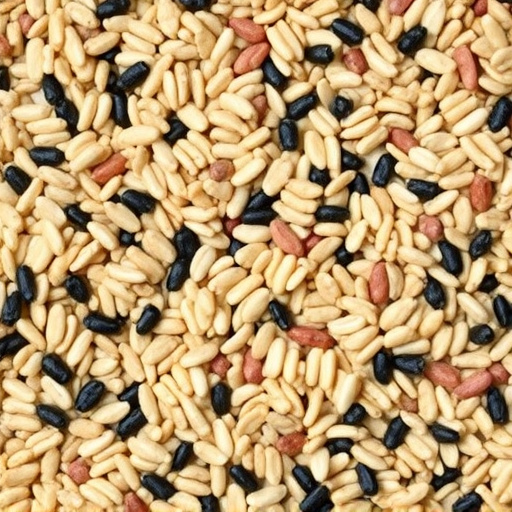 Bird seed mix for wheat-sensitive birds