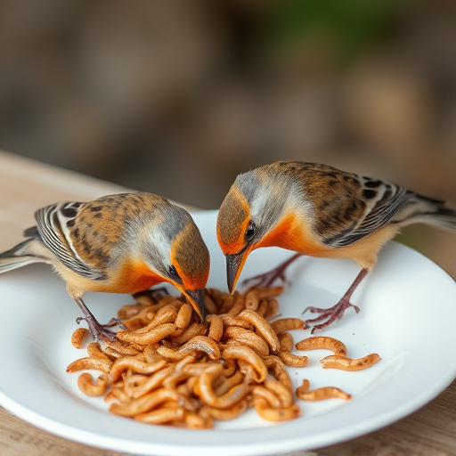birds-eating-mealworms-on-plate-640x480-42068785.jpeg