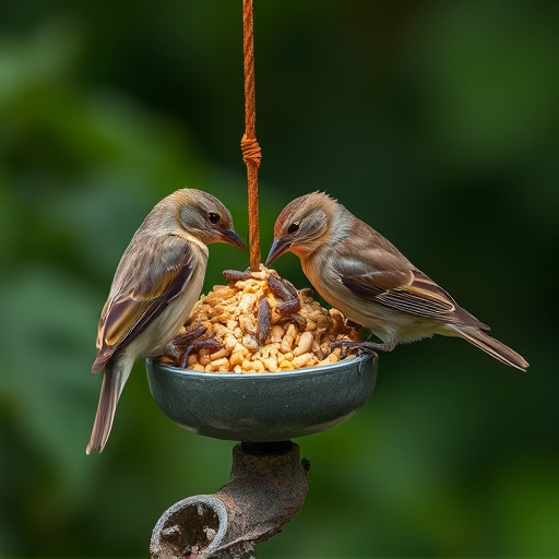 Boost Bird Health: Mealworm Suet Pellets at Your Feeder