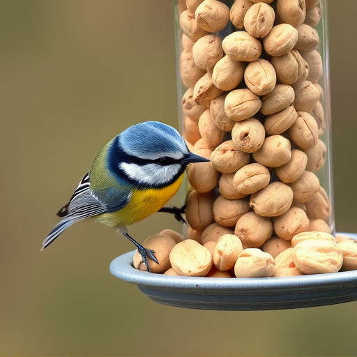 Guiding Wild Birds' Taste: Cheap Peanuts Safely Offered