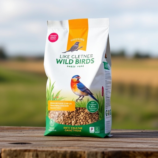Branded UK wild bird feed packaging