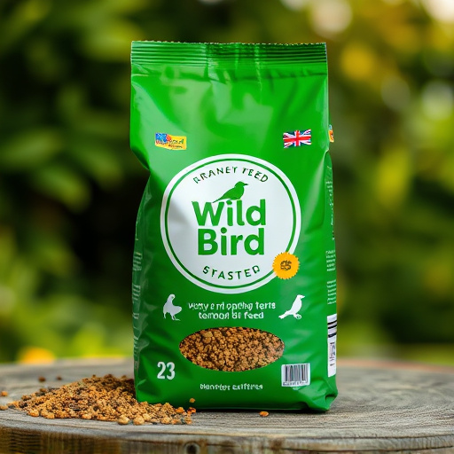 Branded UK wild bird feed packaging