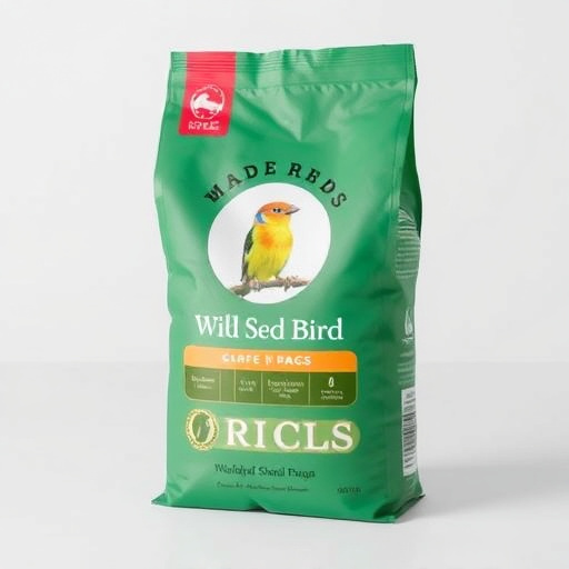 Branded UK wild bird seed bags
