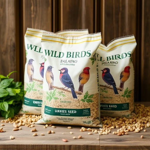 Branded UK wild bird seed bags