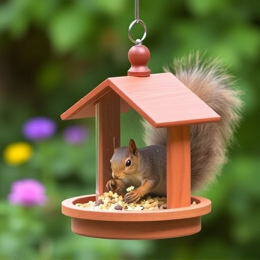 Budget-friendly squirrel-proof garden feeder
