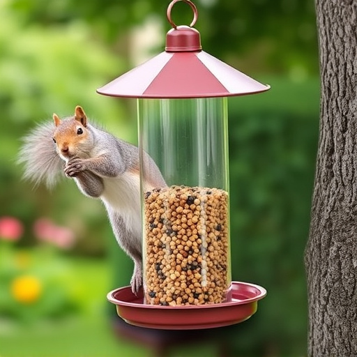 Budget-friendly squirrel-proof garden feeder