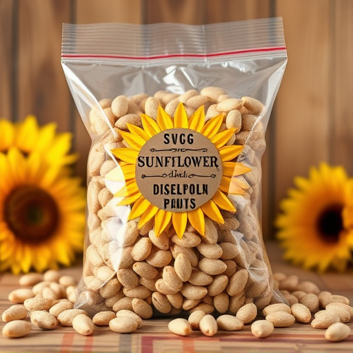 Bulk bag of sunflower hearts for feeding