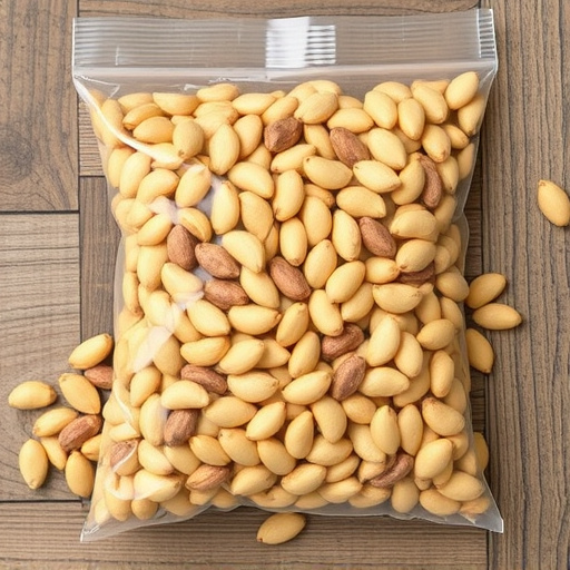 Bulk bag of sunflower hearts for feeding