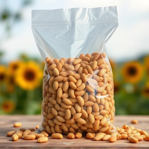 Bulk bag of sunflower hearts for feeding