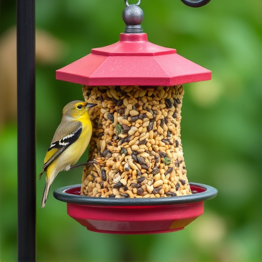 Bulk bird seed ready for feeders