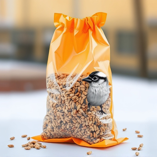 Bulk delivery bag of bird seed