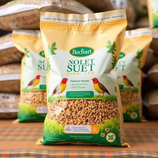 Bulk packaging of suet bird feed