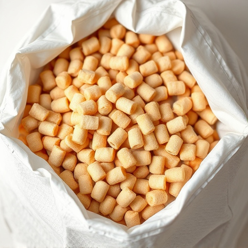 Bulk supply of suet pellets in sack