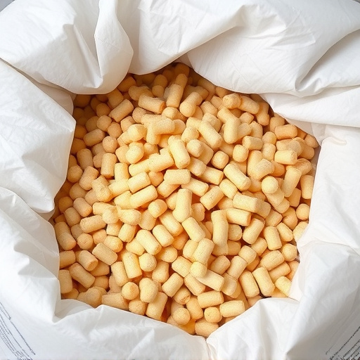 Bulk supply of suet pellets in sack