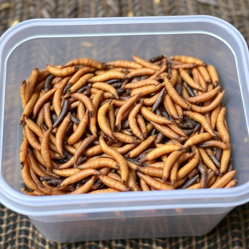 Bulk tub of mealworms for wild birds