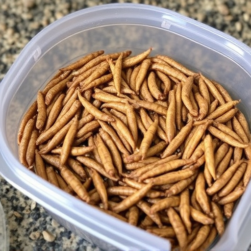 Bulk tub of mealworms for wild birds