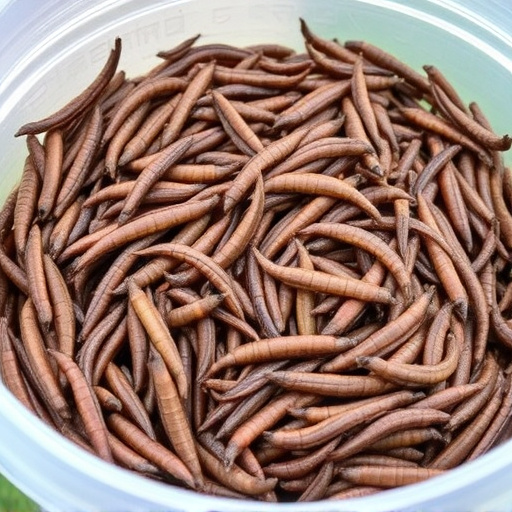 Bulk tub of mealworms for wild birds