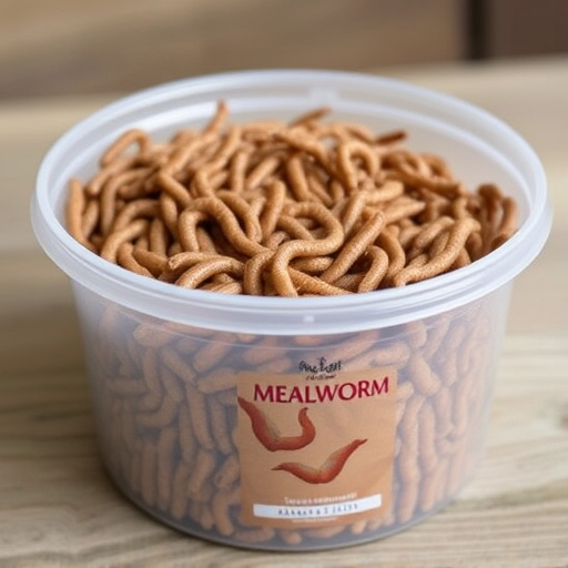 Bulk tub of mealworms for wild birds