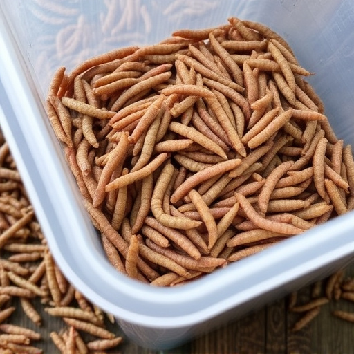 Bulk tub of mealworms for wild birds