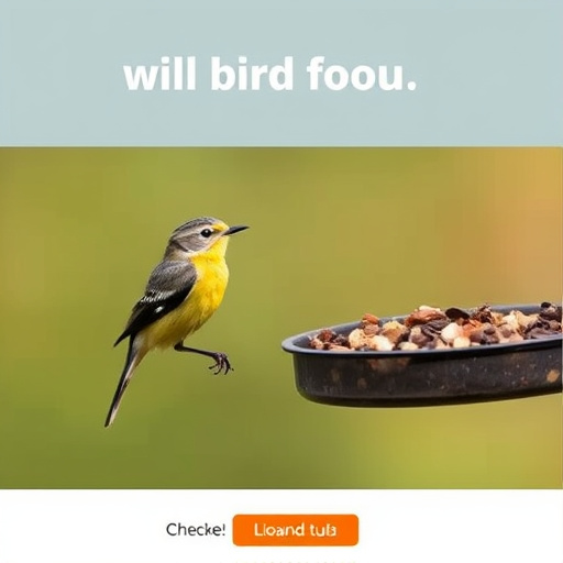 Checkout page for wild bird food