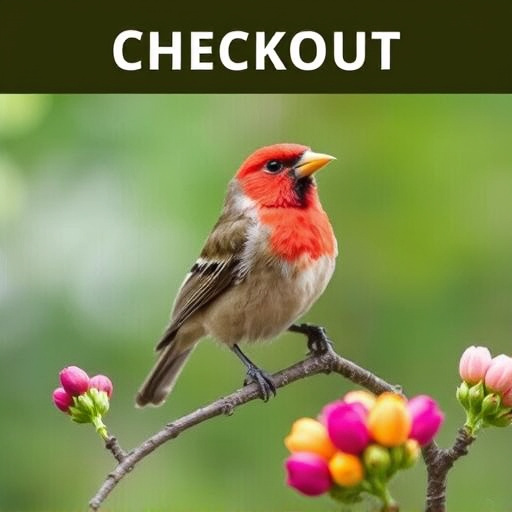 Checkout screen for garden bird supplies