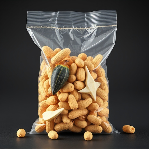 Clear bag of bird peanuts bulk buy
