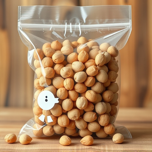 Clear bag of bird peanuts bulk buy