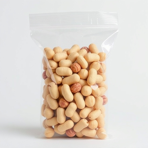 Clear bag of bird peanuts bulk buy