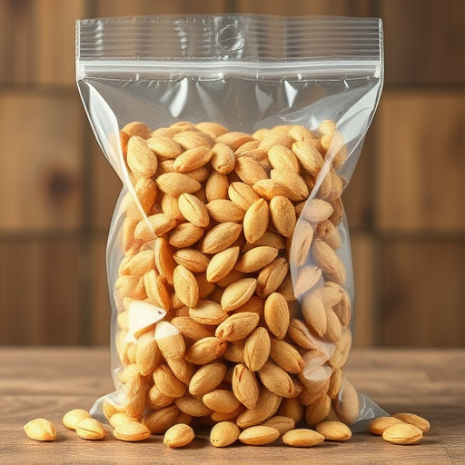 Clear bag of hulled sunflower hearts