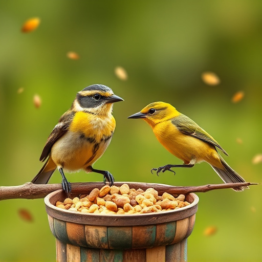 Click-and-collect bird food website banner