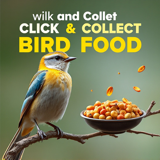 Click-and-collect bird food website banner