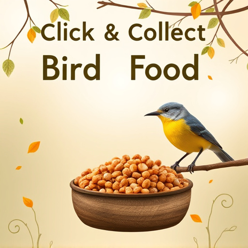 Click-and-collect bird food website banner