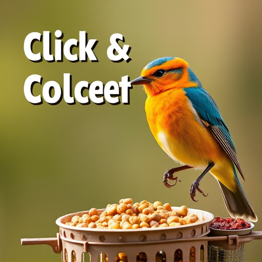 Click-and-collect bird food website banner