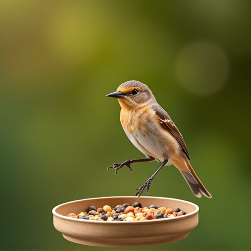 Click-and-collect bird food website banner