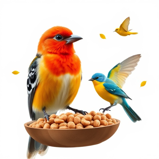 Click-and-collect bird food website banner