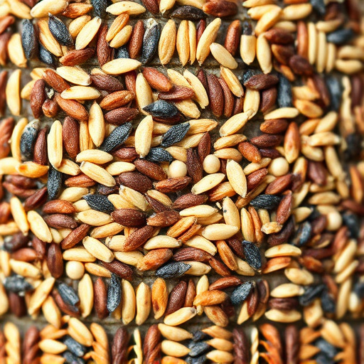 Close-up of bird seed texture UK