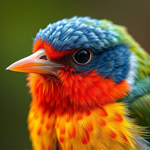 Close-up of colorful wild bird seed