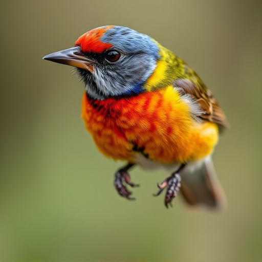 Close-up of colorful wild bird seed