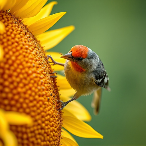 Sunflower Hearts: Natural Treats for Tiny Garden Birds