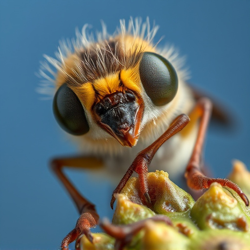 Close-up of fledgling eating insects