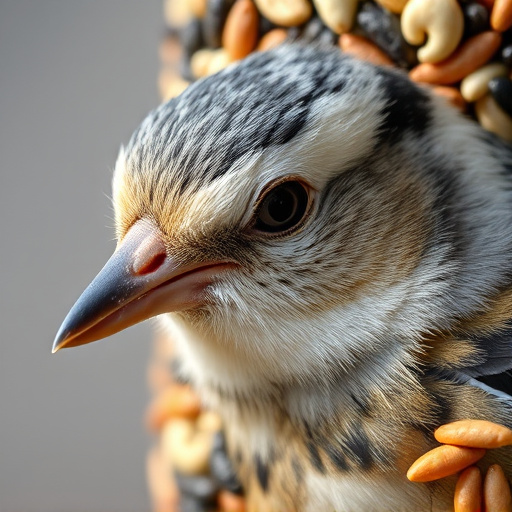Close-up of mixed bird seed blend