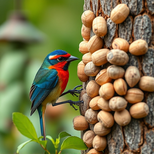 Close-up of peanuts for garden birds