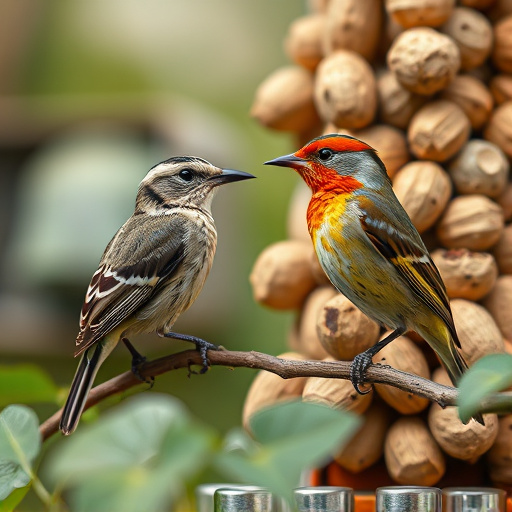 Close-up of peanuts for garden birds