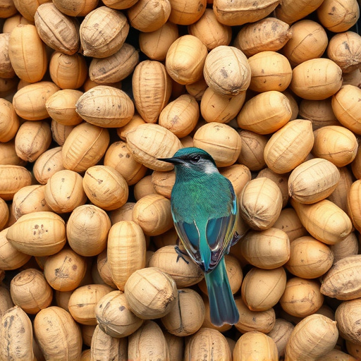Close-up of peanuts for garden birds