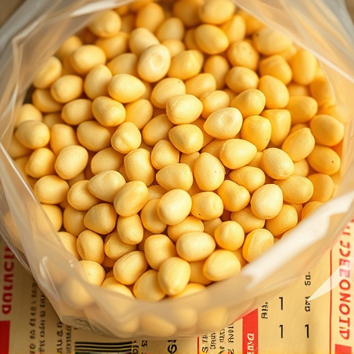Close-up of premium sunflower hearts in bag