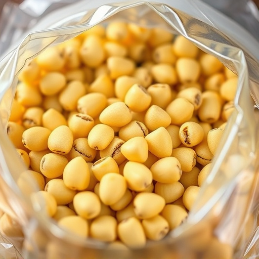 Close-up of premium sunflower hearts in bag