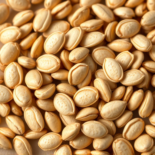 Close-up of shelled sunflower seeds