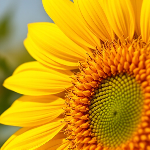 Close-up of sunflower and millet seeds